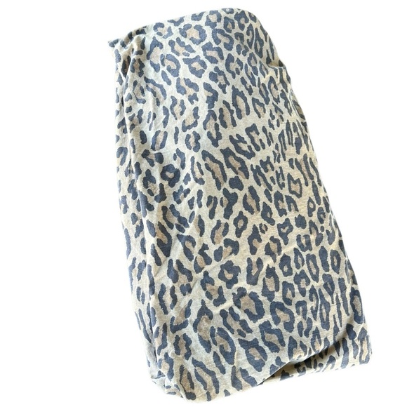 Ralph Lauren Aragon Leopard Print Twin Fitted Sheet Made in USA 100% Cotton - Picture 3 of 8